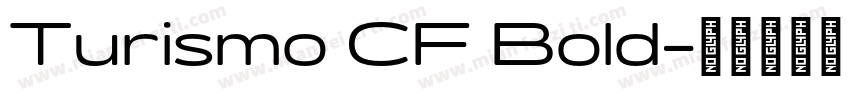 Turismo CF Bold字体转换